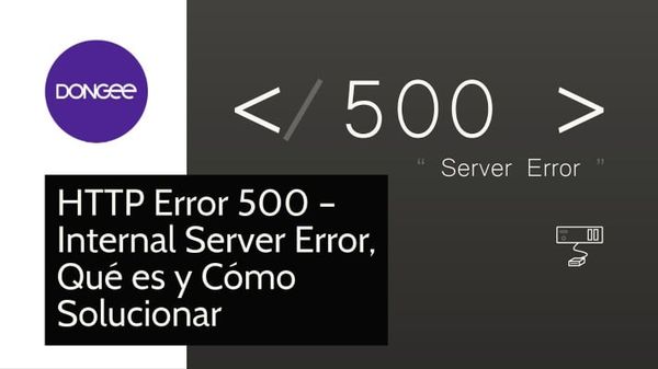 Error http 500 internal server error