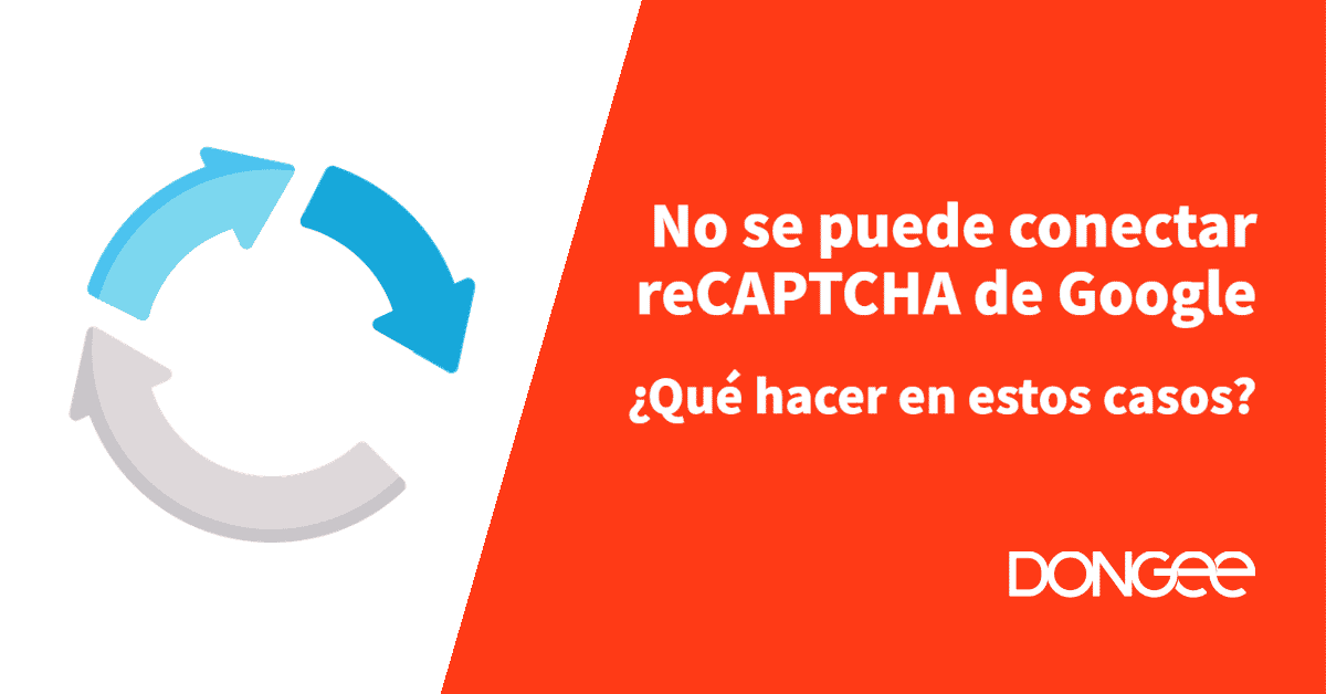 No se puede conectar recaptcha