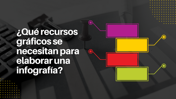 ¿Qué recursos gráficos se necesitan para elaborar una infografía?