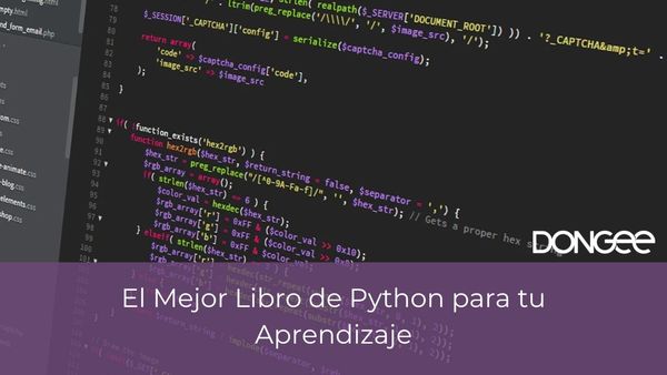 El Mejor Libro de Python para tu Aprendizaje
