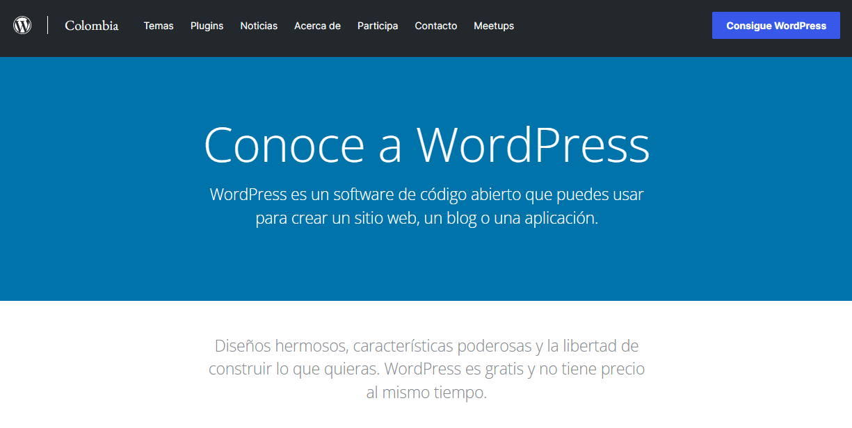 Caracteristicas de wordpress