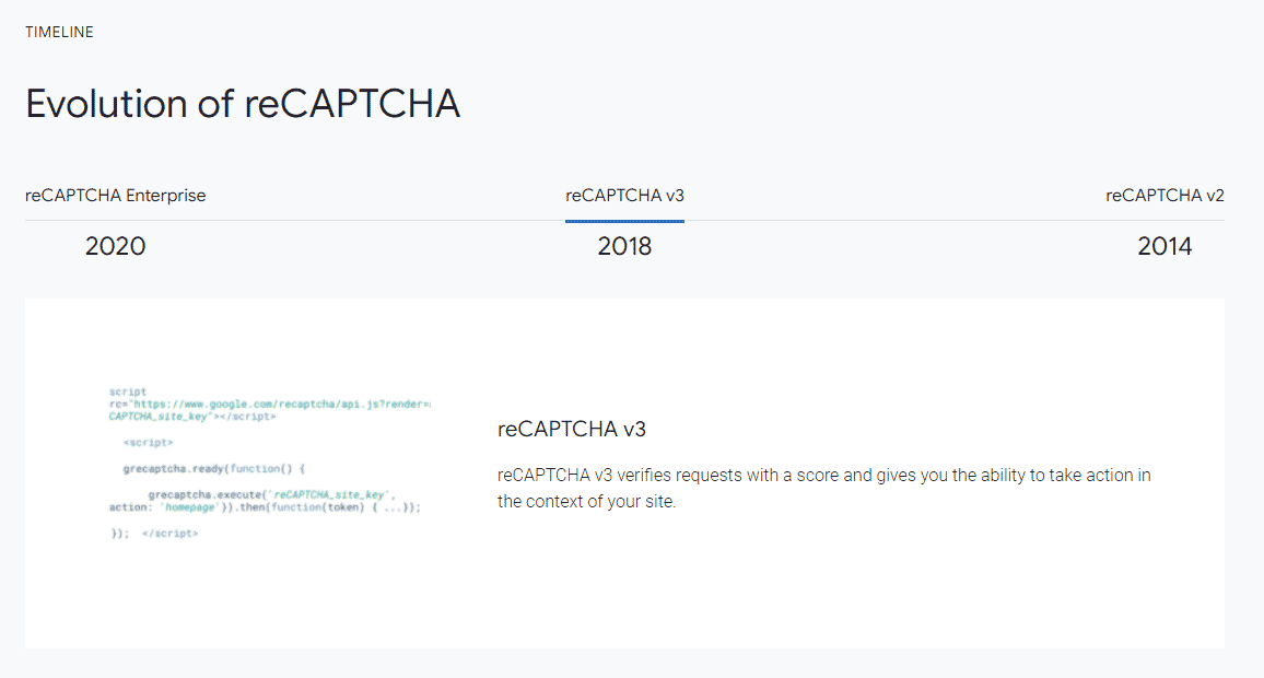 reCAPTCHA V3